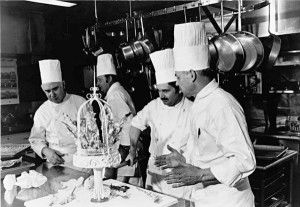 White House Kitchen, c. 1971. (You'll have to supply your own hat)