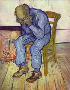 Sorrowing Old Man (‘At Eternity’s Gate’), Van Gogh (1890)
