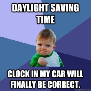 Set your clocks forward this Sunday!