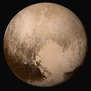 Pluto, taken from 280,000 miles away by New Horizons spacecraft