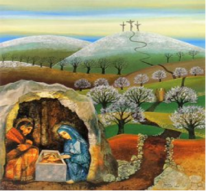 “Manger and Cross,” Beate Heinen