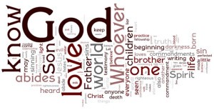 1 John word cloud