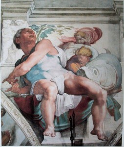Michelangelo's Jonah, The Sistine Chapel--Vatican City